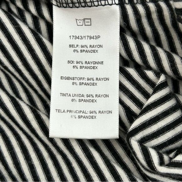 Dolan Anthropologie Knit Sleeveless Cowl Neck Striped Dress SZ M - Picture 9 of 10